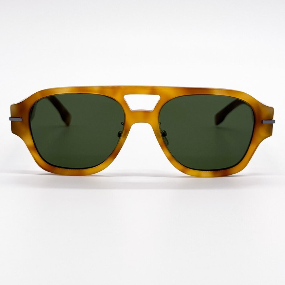 NEW FENDI FE40130F 55N SHINY LIGHT HAVANA UNISEX SUNGLASSES FENDI - Picture 4 of 14